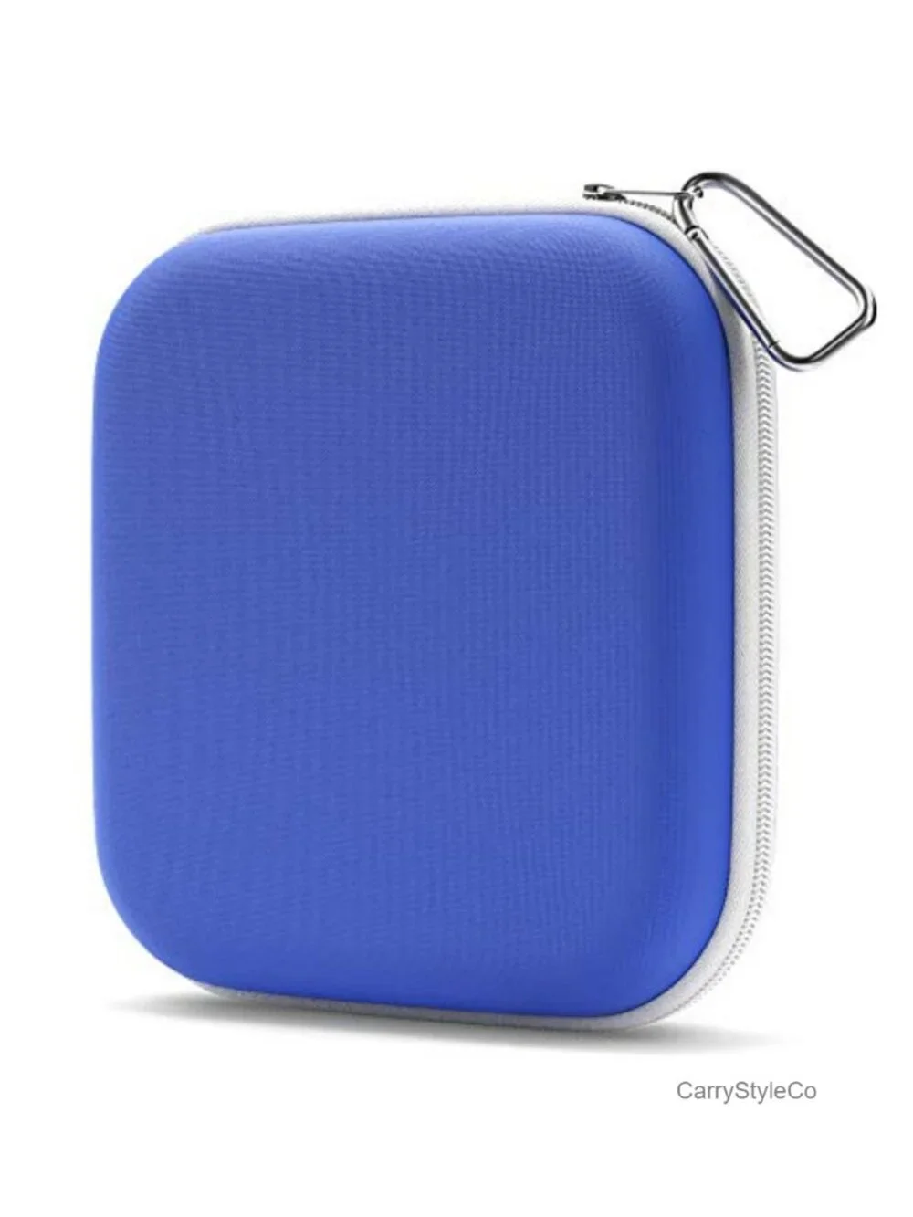 Multipurpose Neoprene Makeup Bag with Zipper Pouch & Carabiner Keychain, Travel